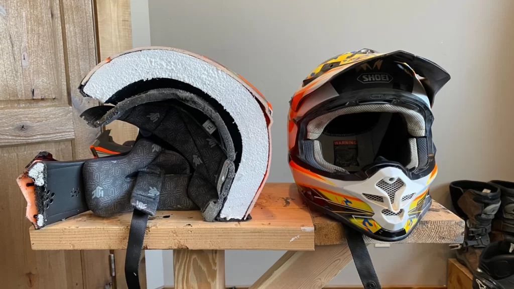 What Causes Motorcycle Helmet Degradation?