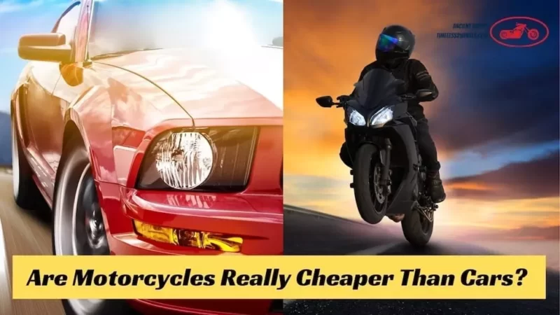 Is a Motorcycle Cheaper Than a Car?