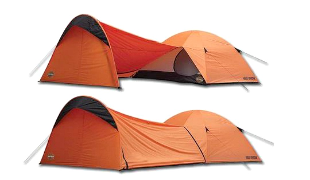 Harley-Davidson 4-Person Dome Tent With Motorcycle Storage