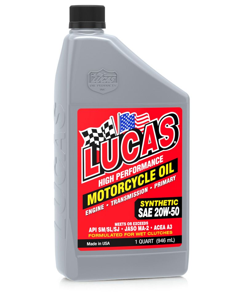 Lucas High-Performance Motorcycle Oil
