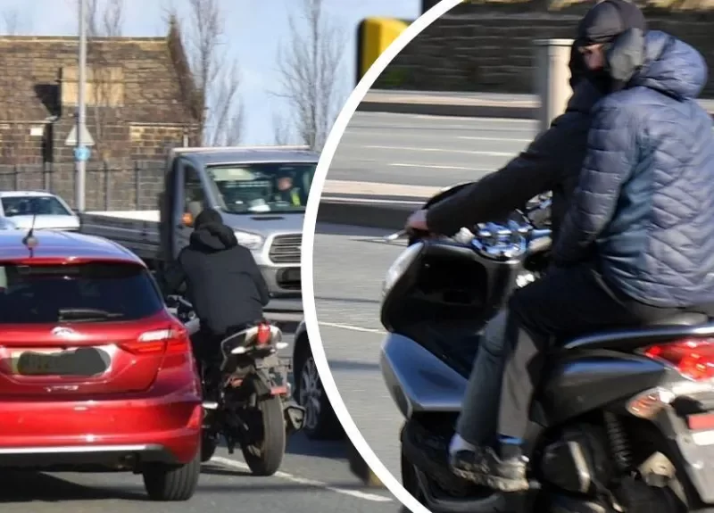 Young Motorcyclists Spotted Not Wearing Helmets on Rooley Lane